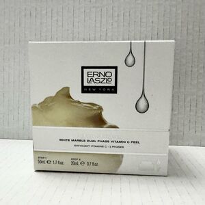 NEW! Erno Laszlo Lighten & Brighten White Marble Dual Phase Vitamin C Peel 50mL‎